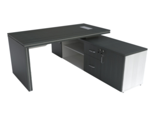 Mesa com armário lateral
