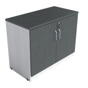 Mesa com armário lateral gaveteiro pedestal
